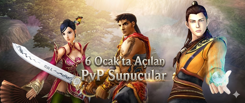 6 Ocak'ta Açılacak PvP Sunucular
